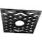 Ekena Millwork Chevron Architectural Grade PVC Pierced Ceiling Medallion, Antiqued Pewter, 30"OD x 7 3/4"ID x 1"P CMPP30CHAPW - alternate 5